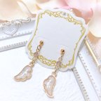 作品♡再販♡見習い天使のちびちび羽根♡ピアス/イヤリング♡