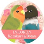 作品インコの香り「インコロン」 ☆コザクラインコ＆ボタンインコ☆