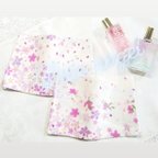 作品🌸桜柄マスク🌸ノーズワイヤー入り洗えるマスク🌸