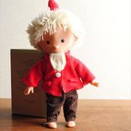 作品ドイツ GOTZ社 かわいい サンタクロースモチーフの人形 ぬいぐるみ クリスマス フィギュア ドール アンティーク