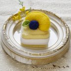 作品オレンジケーキのピンクッション