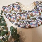 作品SALE!!ふかふかスタイ -Liberty animal pop-