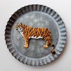 作品[picture book] 刺繍ブローチ (tiger)