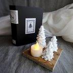 作品【5点　セット販売】アロマストーン ■ 小さなクリスマスツリー 立体 フィンランドの森 