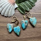 作品turquoise blue heart jasper🩵