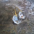 作品アンティーククリスタルピアス antique crystal earrings <PE1-0318>