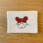 作品赤毛のファームガール刺繍のポケットティッシュポーチ