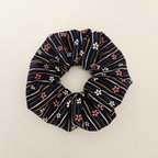 作品和柄のシュシュ     -scrunchie-