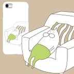 作品ねこタイツの休日スマホケース　iPhone/Android対応