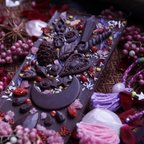 作品ローチョコレートバー（大）ラブ・マジカル　Alchemy blend raw chocolate bar large size "Love Magical"