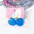 作品【送料無料】 ♡ドロップイヤリング♡blue