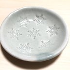 作品☆雪の結晶・小皿②星