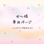 作品【ゆ〜様専用】インスタライブ販売会注文