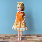 作品リカちゃん服　ロカビリー風ファッション　3点セット