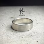 作品silver925 ring マットリング　6mm