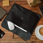 作品タブレットケース iPadケース ノートパソコン バッグ iPad Pro ケース MacBook ケース MacBook Air カバー surface シープレザー タブレットパソコンケース