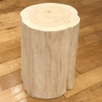 作品Hinoki Wood Stool No.656