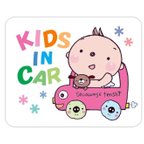 作品『KIDS IN CAR』マグネットステッカー