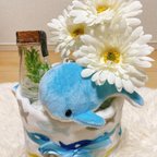 作品おむつケーキ　海の生き物たち