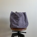 作品2way totebag medium2 ぐれーぱーぷる