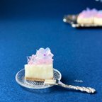 作品紫陽花レアチーズケーキ