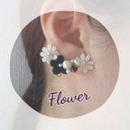 作品近々販売予定！ビジューとレースのflowerのイヤーカフﾟ･*:.｡❁