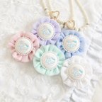 作品ふわふわ可愛いシフォンロゼット♥マタニティマーク　マタニティロゼット　シフォンロゼット