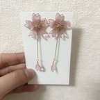 作品〜桜咲く〜春の季節　ピアス、イヤリング