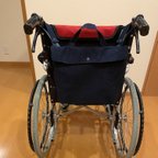 作品車椅子用◇介護用品◇トートバッグ◇デニム◇ジーンズ柄◇紺