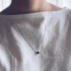 作品cube necklace②【silver925】/シンプル　キューブ　シルバー　シルバー925　シルバーネックレス　メンズネックレス　プレゼント