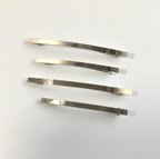 作品細い細いスティックバレッタ  　真鍮　5x85/6.4x110mm    ￥1,580~1,680