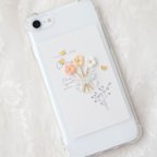 作品ふんわり春の花束のスマホケース　iPhoneSE/iPhone7/iPhone8