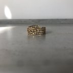 作品gold lace ring