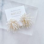 作品【new】dandelion cream tassel *ear accessory