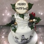 作品クリスマスデコケーキ