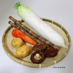 作品フェルトの冬野菜