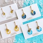 作品海辺の貝殻ピアス/seaside shell earrings