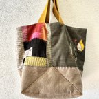 作品キーホルダー付きトートbag