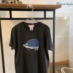 作品kidsハリネズミ柄パッチワーク子供服Tシャツ　KH-12