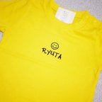 作品06)Tシャツ　A.名入れ＋ワンポイント