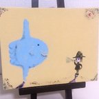 作品【絵画/原画】"休日"(molamola&me)