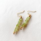 作品[特集掲載]August peridot pierce/earrings