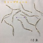 作品【10本】スティック ウェーブチャーム