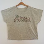 作品子ども横並びTシャツ【レディースM】