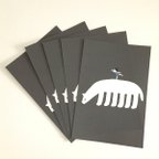作品「arabesque」POST CARD／5 sheet set