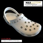 作品スワロフスキーｘクロックス パンクカスタム 白
SWAROVSKI crocs