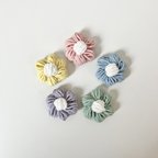 作品ぷっくりお花のヘアクリップ~ pastel color~