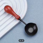 作品【赤】木製ハンドルスプーン　簡単にクリーンアップ焦げ付き防止スプーン