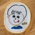 作品似顔絵　刺繍ワッペン【オーダー品】