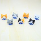 作品選べる！お魚くわえた猫ピアス